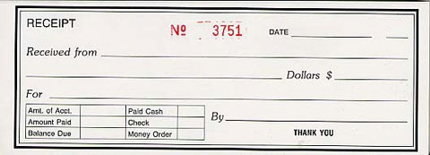 receipt book single triplicate 8k806stncr supreme school supply