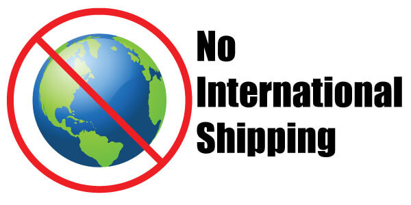 No International Shipping