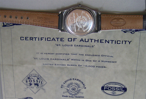 Game Time 1946 World Series Champions St. Louis Cardinals Watch