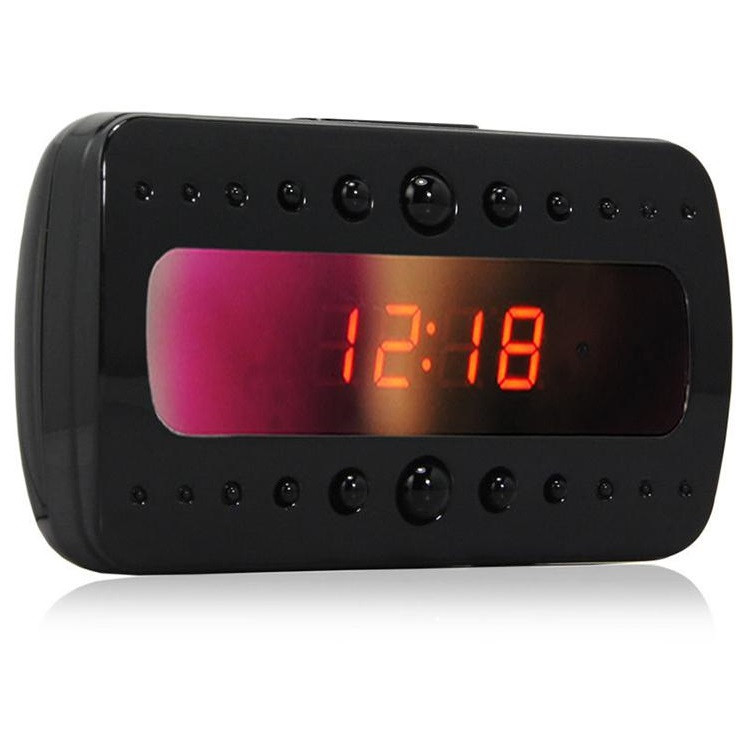 alarm clock hidden camera with audio made in usa