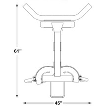 Inflight Fitness CT-MFD Pec Fly/Rear Delt Machine Dimensions