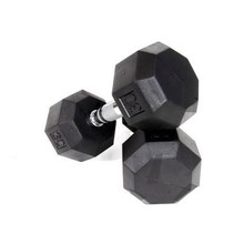 Troy VTX 8-Sided Rubber Coated Dumbbells