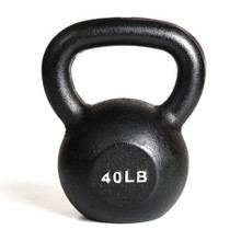 Kettlebell - 40 lb. - Cast Iron - York