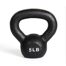 Kettlebell - 5 lb. - Black - York Barbell Company