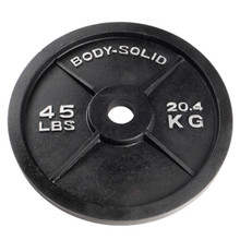 45 lb. Body Solid Cast Iron Olympic Plate