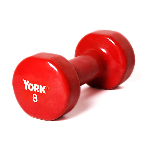 York 8 lb. Vinyl Covered Hand Weight