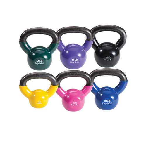 Body Solid Vinyl Covered Kettlebells