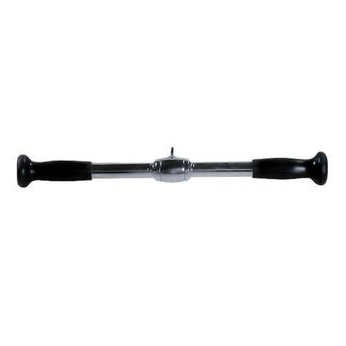 York Barbell Straight Bar Cable Attachment with Rubber Grips