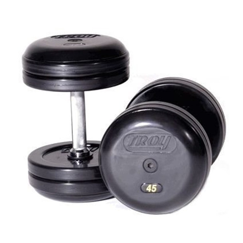Troy Rubber Coated Pro Style Dumbbells