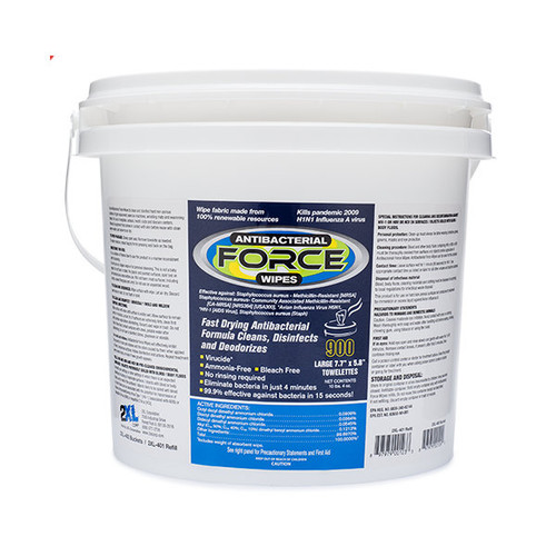 2XL-400 Antibacterial Force Gym Wipes Bucket