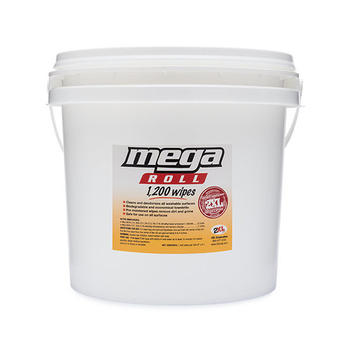 Alcohol-Free Gym Wipes Mega Roll Bucket