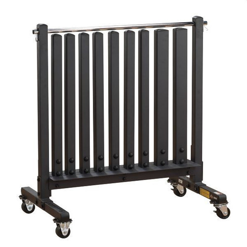Body Solid Aerobic Dumbbell Weight Rack with Wheels