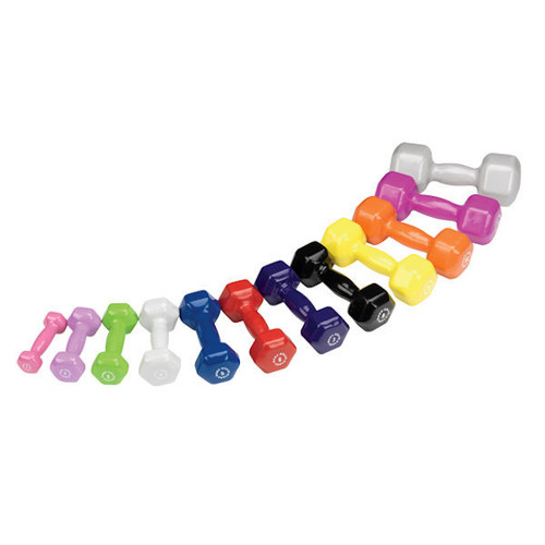 Body Solid Vinyl Covered Dumbbell Set