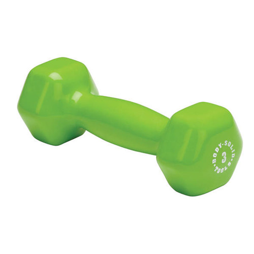 Body Solid 3 lb. Vinyl Dumbbell
