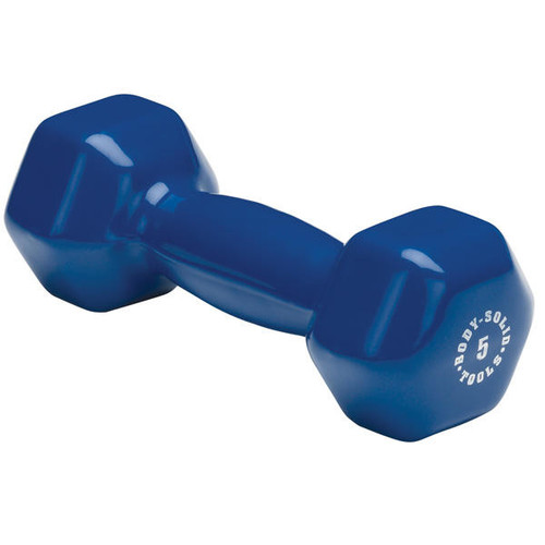Body Solid 5 lb. Vinyl Dumbbell