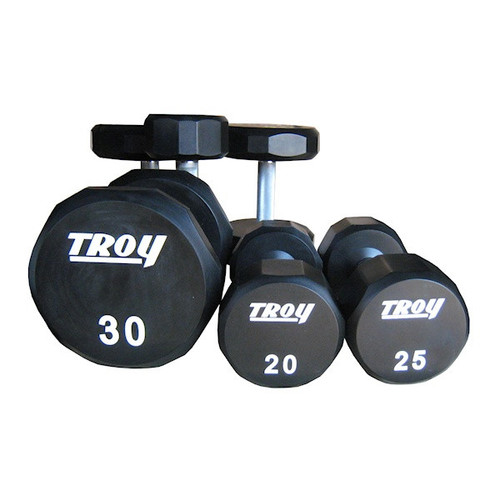 Troy 12-Sided Urethane Coated Dumbbells