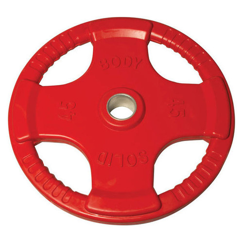 45 lb. Body Solid Colored Rubber Coated Grip Plate