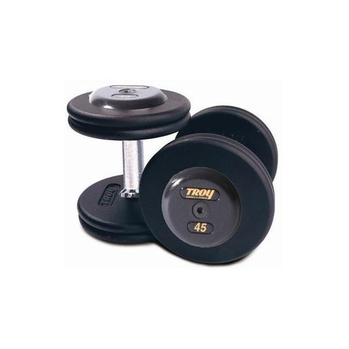 Troy Black Pro Style Commercial Dumbbells