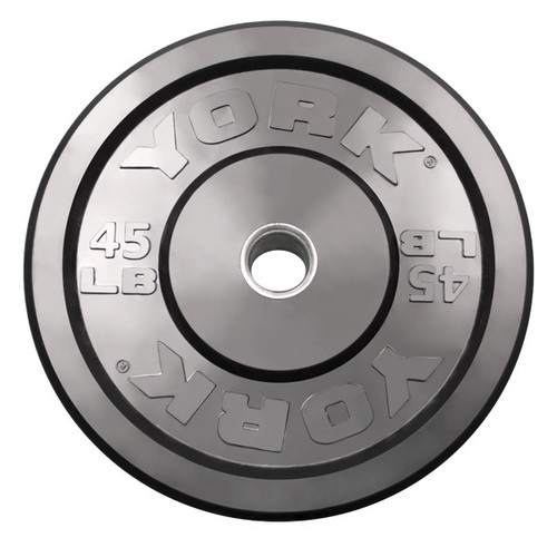 45 lb. York Rubber Bumper Plate