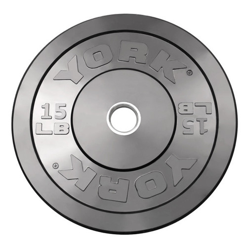 15 lb. York Barbell Bumper Plate