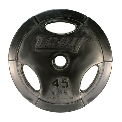 45 lb. Troy Barbell GO-R Rubber Coated Grip Plate
