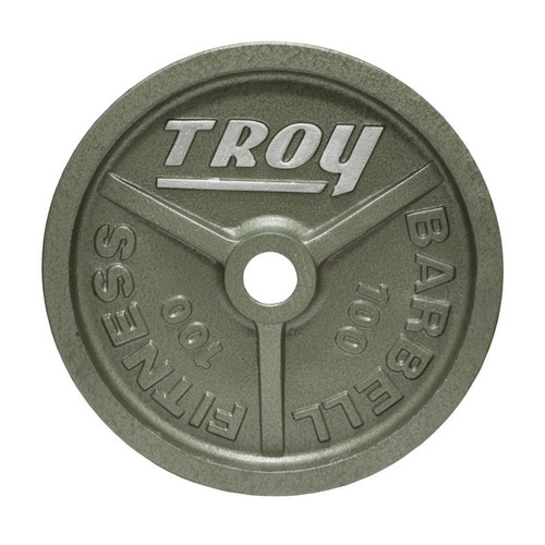 Troy 100 lb. Commercial Olympic Plate