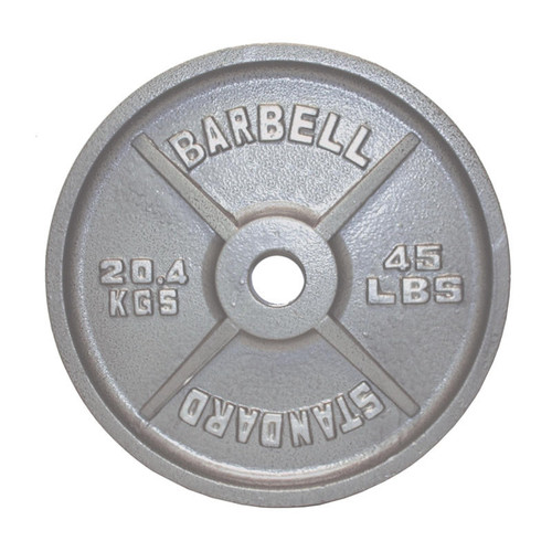 Troy USA Sports 45 lb. Cast Iron Olympic Plate