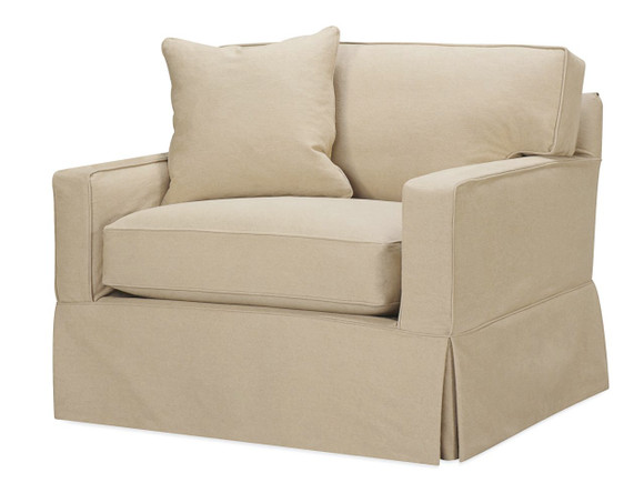 rosa slipcovered chair and a half armchairs living room chairs