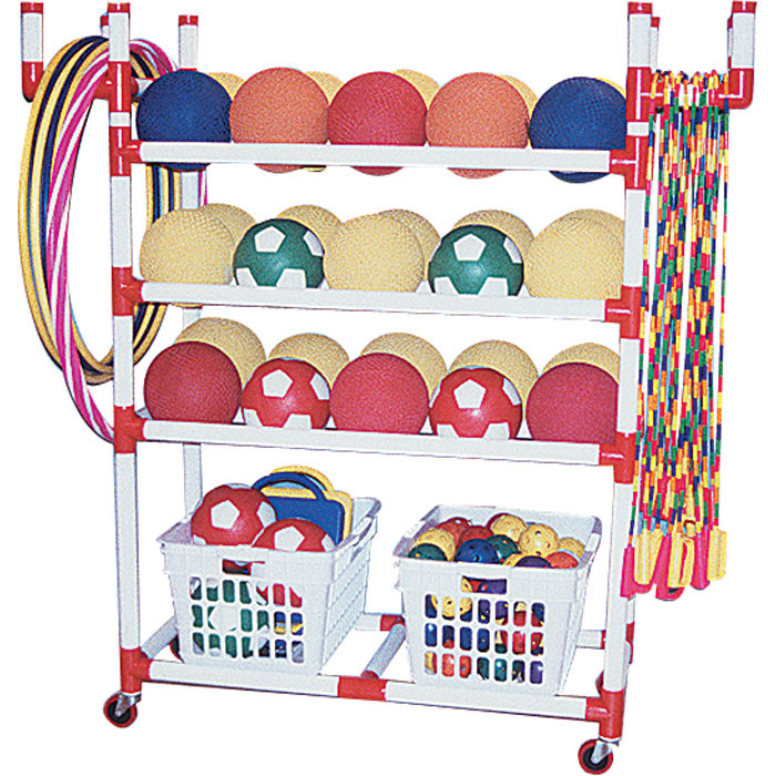 Buy PVC Plastic Playground Storage Cart and Racks Online