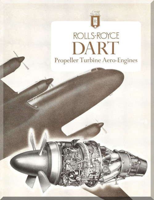 Rolls Royce Dart Aircraft Engine Brochure Manual - 1955 - Aircraft