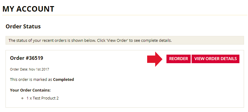 Order Status Order Status