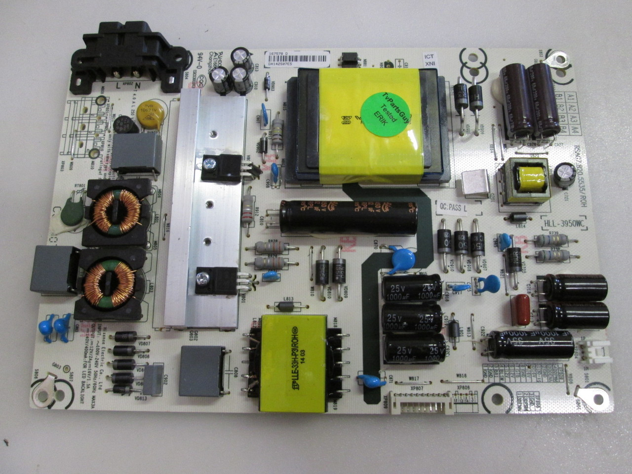 HISENSE 40K200 POWER SUPPLY BOARD RSAG7.820.5535, tv parts , ROH , tv