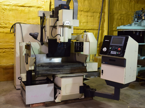 BostoMatic 400 Series Vertical Machining Center, 48" x 14" Table, NUM