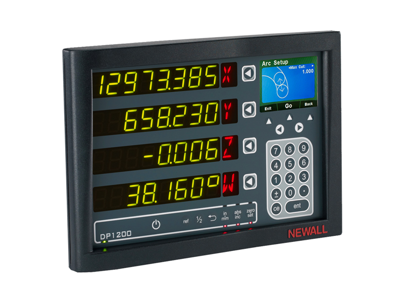 Newall Digital Readout - 4 Axis DP1200 DRO Display