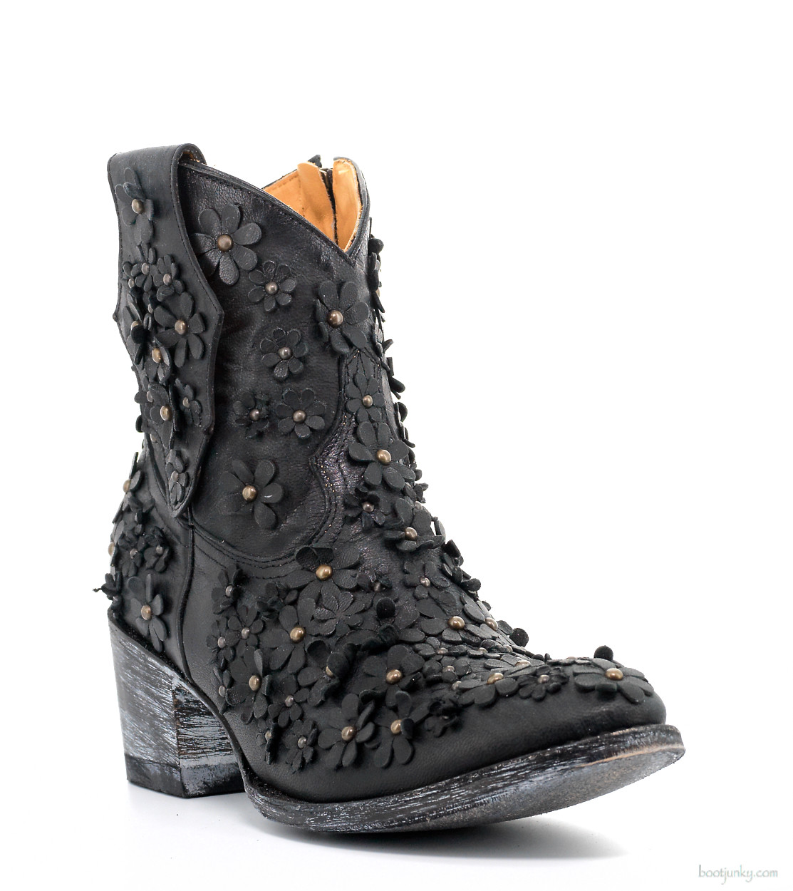 L 840-14 OLD GRINGO HIPPIE CHICK VESUVIO BLACK FLOWER 
