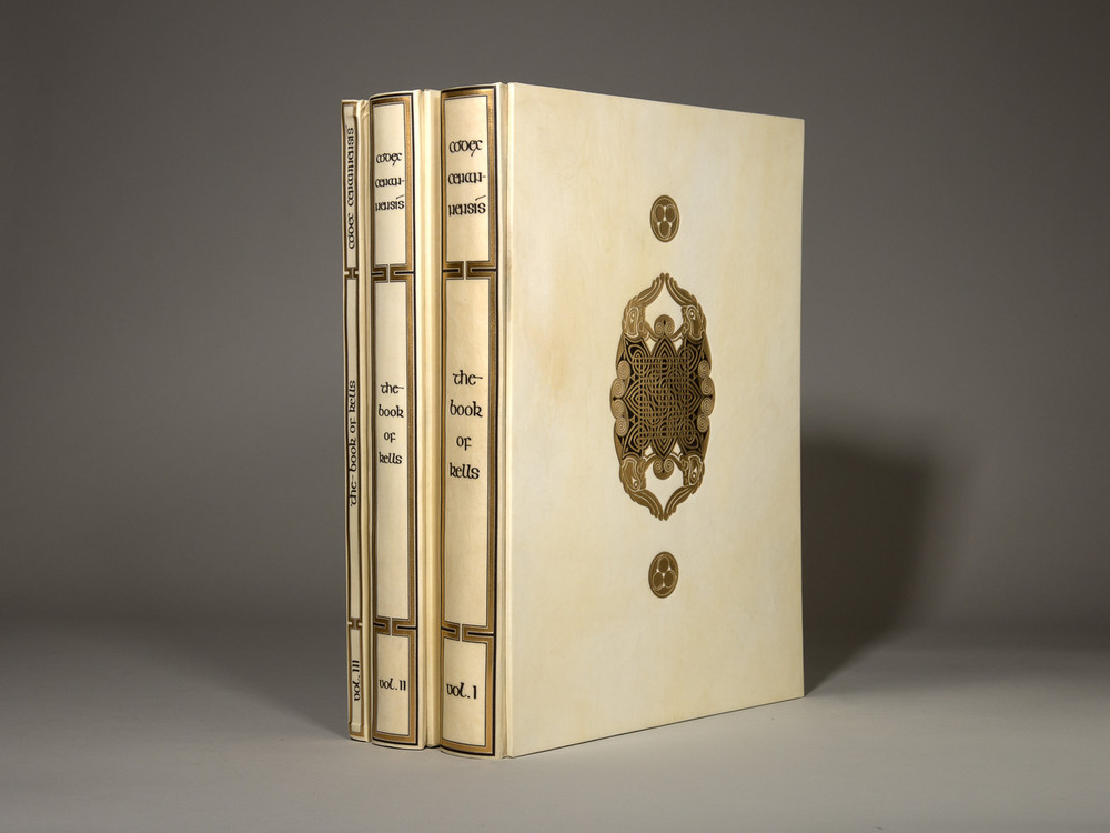 The Book of Kells, Complete Facsimile, 3 Volumes, Bound in Vellum, 218 of 500 The Book of Kells, Complete Facsimile, 3 Volumes, Bound in Vellum, 218 of 500