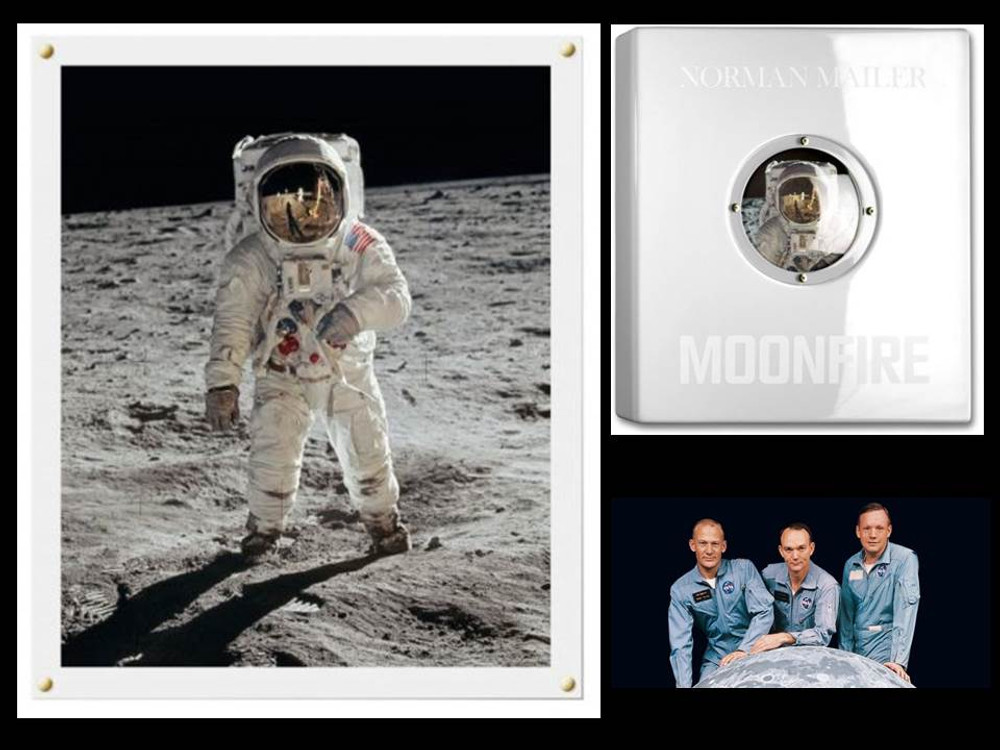 Moonfire by Norman Mailer, Includes Signed and Framed Print by Buzz Aldrin Moonfire by Norman Mailer, Includes Signed and Framed Print by Buzz Aldrin