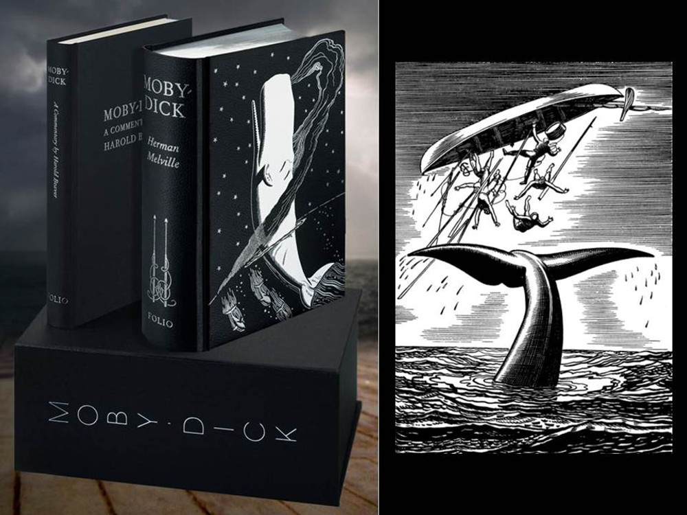 Moby Dick by Herman Melville, Illustrated by Rockwell Kent, Limited Edition Moby Dick by Herman Melville, Illustrated by Rockwell Kent, Limited Edition