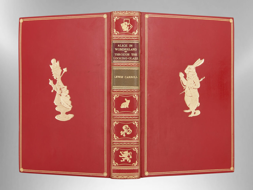 Alice in Wonderland and Through the Looking Glass, Signed Bayntun Binding Alice in Wonderland and Through the Looking Glass, Signed Bayntun Binding
