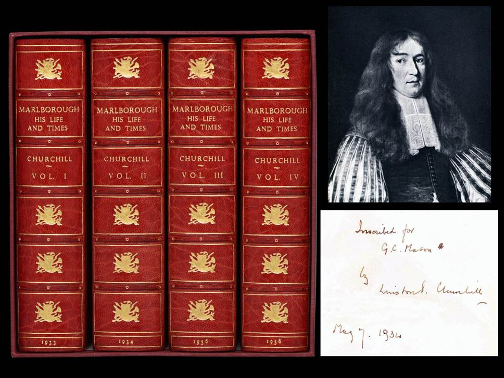 Marlborough: His Life and Times by Winston Churchill, Signed Presentation Copy Marlborough: His Life and Times by Winston Churchill, Signed Presentation Copy