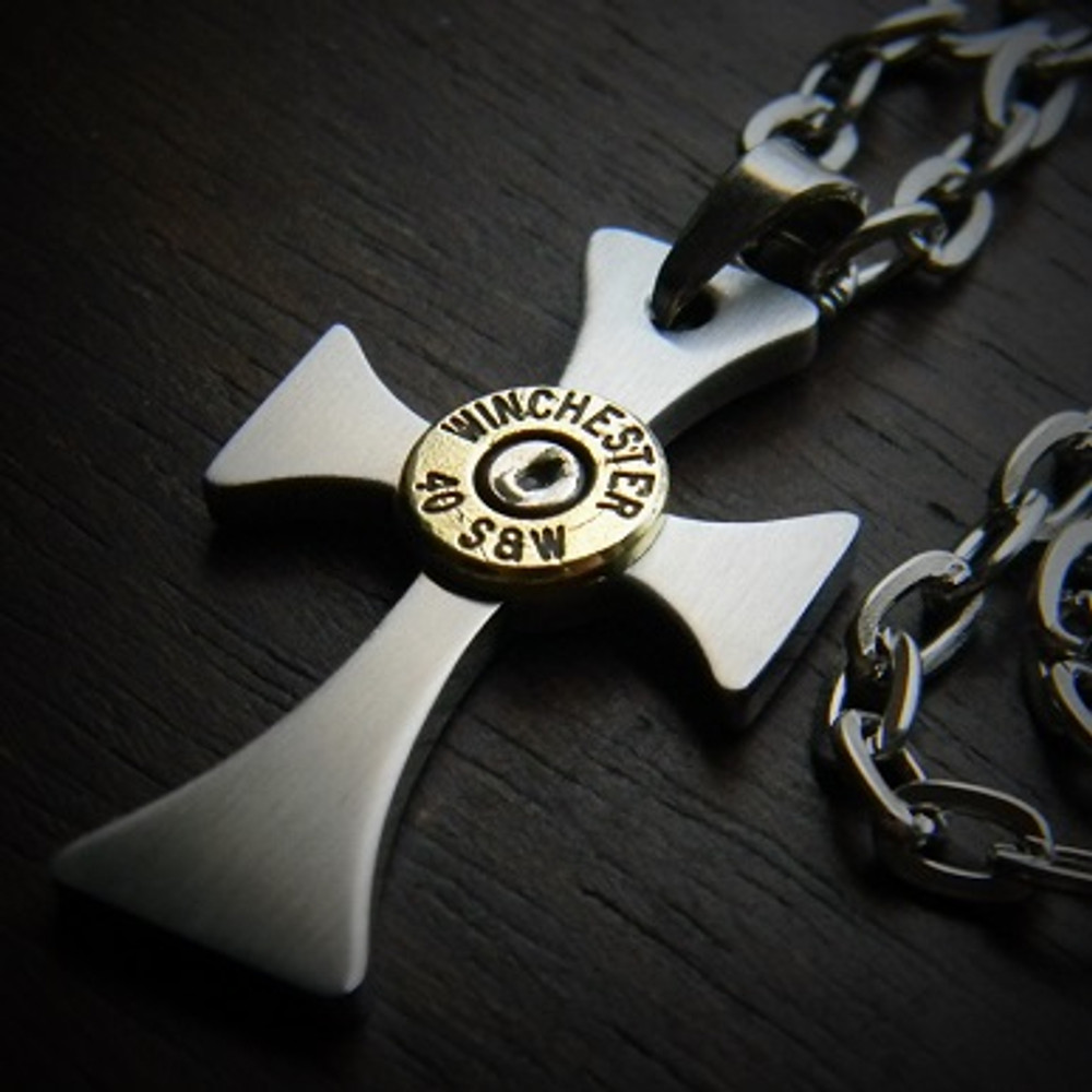 Forged Cross Bullet Necklace - JECTZ®