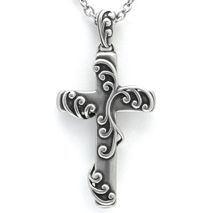 Ivy - Cross with Vines Necklace - Controse