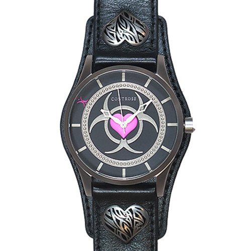 leather wristband watch