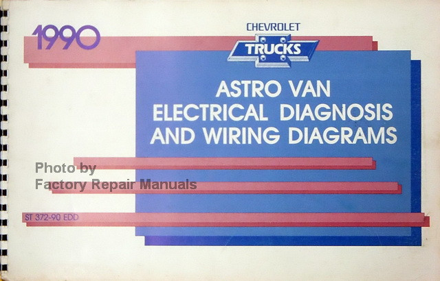 1990 chevy astro van factory electrical diagnosis u0026 wiring diagrams manual factory repair manuals Honda Stereo Wiring Diagram