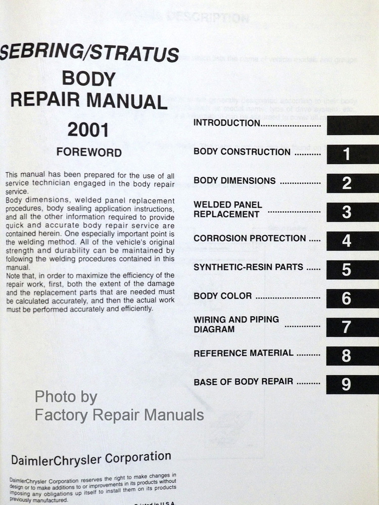 2010 Chrysler Sebring Owners Manual