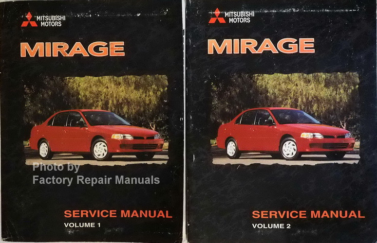 1998 Mitsubishi Mirage Factory Service Manual Set Original Shop Repair Factory Repair Manuals