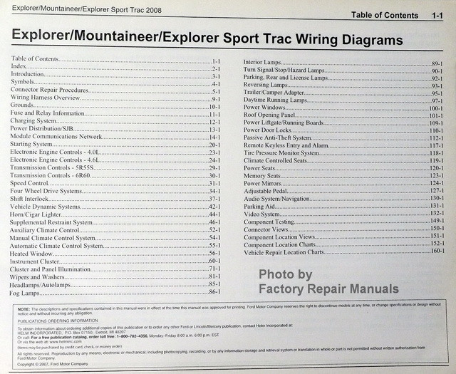 2008 Ford explorer factory warranty #10