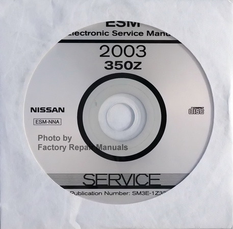 2003 nissan 350z service manual