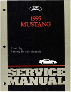 1995 Ford mustang factory service shop repair manual #1