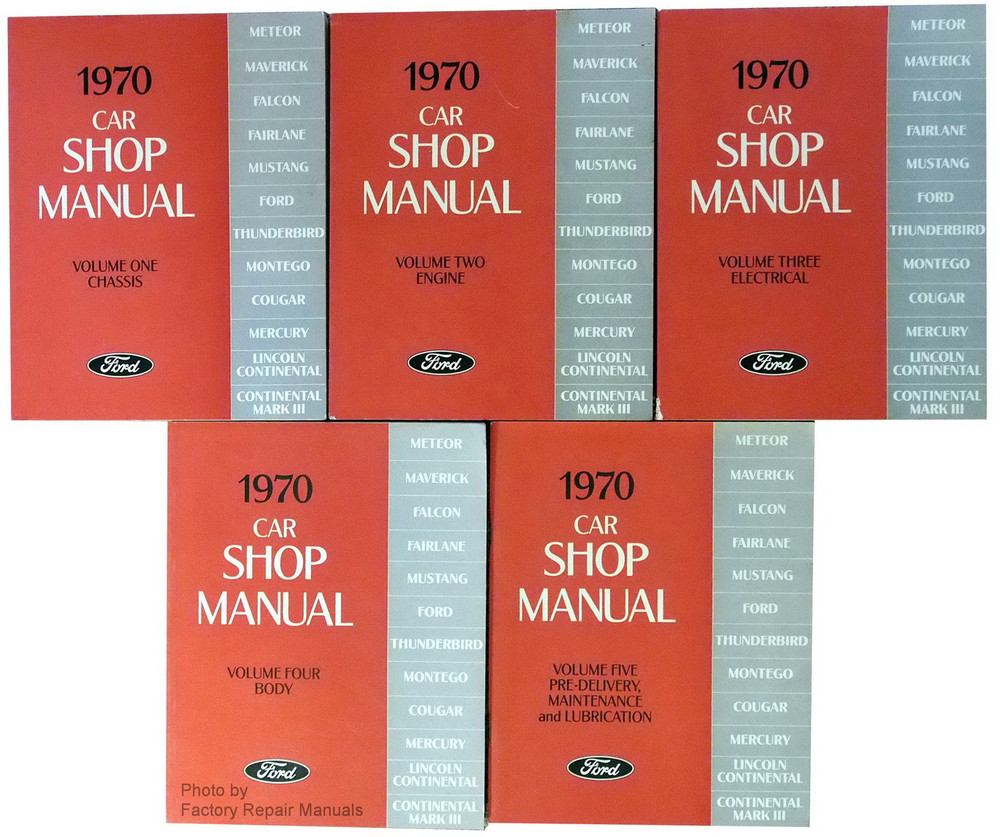 1970 Ford shop manual #5